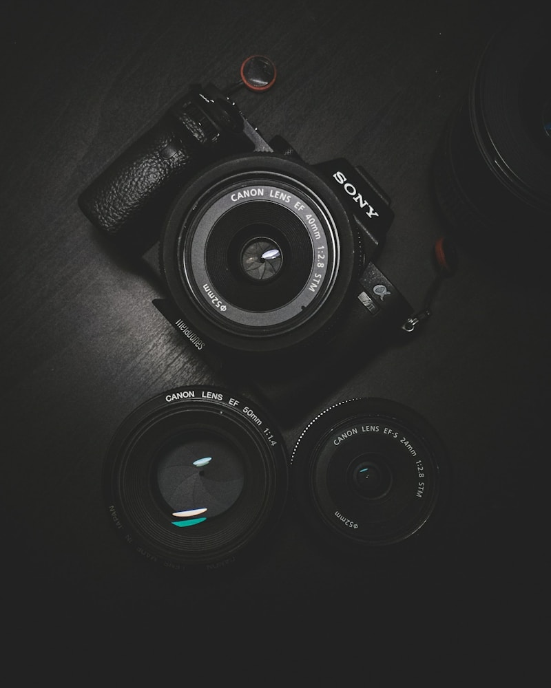 Professional camera and photography equipment